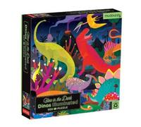 Dinosaurs Illuminated 500 Piece Glow in the Dark Family Puzzle by Mudpuppy NEUF