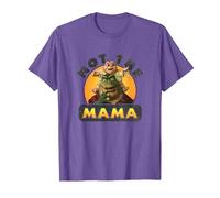Dinosaurs Not The Mama! Baby & Earl Sinclair Vintage Logo T-Shirt, Homme, Violet Chiné, L