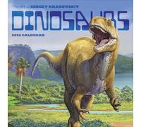 Dinosaurs: The Art of Sergey Krasovskiy 2026 Wall Calendar