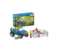 Schleich Voiture tout-terrain Dinosaurs Dino G avec avant-poste