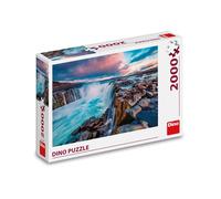 Dinotoys dino jambe puzzle d'une cascade islandaise - 2000 pièces
