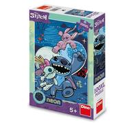 Dinotoys dino puzzel van disney's stitch neon - 100 xl stukjes