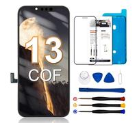 Dinow Écran pour iPhone 13 COF, 6.1" Ecran pour iPh-one 13 LCD Replacement, LCD Display pour iPhone 13 avec Kits d'outils de Réparation, Compatible avec modèle A2482/ A2631/ A2634/ A2635/ A2633