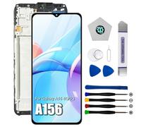 Dinow Écran pour Samsung Galaxy A15 4G/ 5G, Écran de Remplacement pour Samsung A15 LCD Tactile SM-A155F SM-A155M SM-A156B SM-A156P SM-A156U Digitizer avec Cadre (avec outil de réparation)