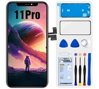 Dinow Écran Tactile de Rechange pour iPhone 11 Pro d'écran LCD 5,8"(Noir) iphone 11 Pro Ecran Tactile Digitizer Assembly +Kit De Réparation Complet Modèle: A2160/A2217/A2215