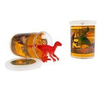 DinoWorld mastic avec dinosaure junior 7,5 cm silicone rouge Rouge G