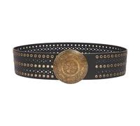 DINSOAVR Ceinture, ceinture réglable moderne pour la danse de rue, la musique, le festival, les jeans, la robe, les bijoux de corps, la ceinture à œillets