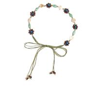 DINSOAVR Ceinture, style traditionnel ceinture polyvalente en coton et lin, longueur réglable pour une tenue décontractée ou ethnique
