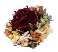 DINSOAVR Coiffe, couronnes de fleurs, couvre-chefs pour cosplay, fête, diable, animation florale, couronnes pour spectacle en direct, jeu de rôle