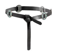 DINSOAVR Cravates, faux cols, déclaration de mode unique sculptée en métal ceinture rétro ethnique réglable en cuir PU ceinture de taille pour des tenues élégantes
