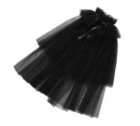 DINSOAVR Écharpes et châles, châle de mariée en tulle pour danse, scène, jeu, costume pour carnaval, bijoux d'épaule, poncho, cape