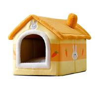 DINSOAVR Lit chaud pour animaux de compagnie - Tente d'intérieur douce pour chats, chatons, chiots, petits animaux domestiques - Coussin épais