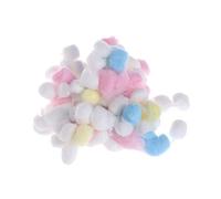 DINSOAVR Lit confortable pour cage de hamster - Boules de coton colorées - Pour petit animal domestique - Pour chinchilla