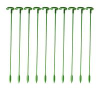 DINSOAVR Lot de 10 tiges de support pour bonsaï de jardin, support d'arbuste à tige unique pour intérieur, extérieur, jardin, pot de fleurs