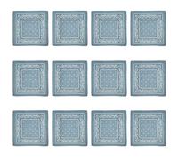 DINSOAVR Lot de 12 bandanas Hiphop foulard imprimé occidental pour femme, festival de musique, fête dansante, écharpe habillée