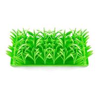DINSOAVR Tapis de reniflage pour chats, tapis d'herbe avec ventouses, tapis pour nourriture, chats, tapis de reniflage en silicone