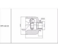 D'Intérieur Mazda 3 BK / MTM / 2.0 2003 5 Cr / Atm / 2005 Droit- Neuf