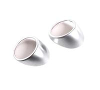 D'intérieur Voiture Universels Accessoires Pour Range Pour Rover Pour Vogue 2018-2020 Haut-parleurs Tweeters Klaxons Anneaux Chromés En ABS