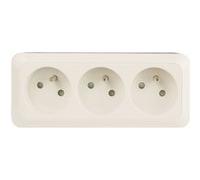 Dio - Bloc multiprise à cabler 3 prises 2P+T 16A - Blanc Blanc G