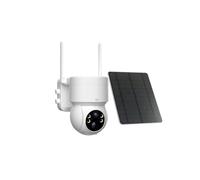 DiO Caméra rotative d’extérieur sur Batterie sans Fil 4G avec Panneau Solaire