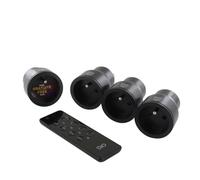 DiO Connected Home Kit 4 Prises Nano + télécommande - Noir - Chacon