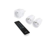 DiO Connected Home Kit de 2 prises ON/OFF et télécommande DiO + prise DiO Connect - WiFi + 433 MHz.