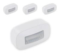 DiO Connected Home - Lot de 4 minis détecteurs de mouvement sans fil - portée 10m - éclairage réglable - Blanc - Chacon Blanc