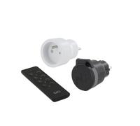 DiO Connected Home Set 1 Prise Nano intérieur + 1 Prise extérieure Jardin et télécommande