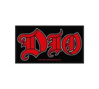 DIO - Grindstore Razamataz Dio Logo Patch Noir 10x5cm