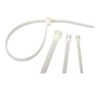 Dio - Lot de 25 colliers de câblage - 280x3,5mm - Blanc - Zenitech Blanc G