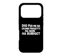 Dio per Me Ha Grandi Progetti Ma Non Un Vecteur Budget Coque pour iPhone 17 Pro