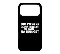 Dio per Me Ha Grandi Progetti Ma Non Un Vecteur Budget Coque pour iPhone 17 Pro Max