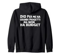 Dio per Me Ha Grandi Progetti Ma Non Un Vecteur Budget Sweat à Capuche