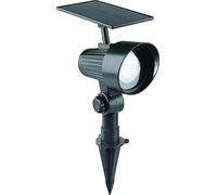 Dio - Spot solaire à piquer à détecteur crépusculaire (15lm) - Noir