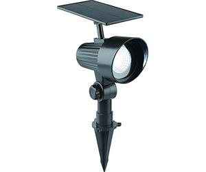 Dio - Spot solaire à piquer à détecteur crépusculaire (15lm) - Noir