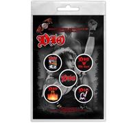 Dio We Rock Button Pack De Badges Size One Size