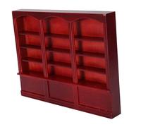 Dioche 1 12 Maison de Poupée Mini Bibliothèque pour Maison de Poupée - Accessoires de de en Bois de qualité Supérieure - Meubles de Salle de Jeux pour Enfants - Léger et Portable - Design Exquis -