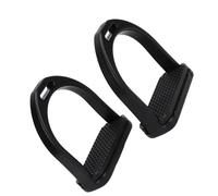 Dioche 1 Paire d'étriers de Cheval en Plastique Haute Résistance - Coussinet en Caoutchouc Antidérapant - Outil d'équitation Confortable - Disponible en Petites et Grandes Tailles (Petite Taille)