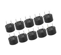 Dioche 10 Pièces Acti10 Pièces DC 3V Alarme Sonore Active | Beeper électromagnétique 9x6MM et 9x5,5MM | Solution Sonore Polyvalente pour l'électronique | Idéal pour Les Systèmes d'Alarme, Les
