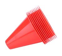 Dioche 10 Pièces FSoccer Training Cone 10PCS Marqueurs de Football Jaune Vif - Matériau PE Durable pour Les Exercices de Football et l'entraînement d'agilité - Base Stable pour Une Utilisation en