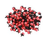 Dioche 100 Pièces Têtes de Goutteurs à Débit d'Arrosage Réglables pour Mini Jardin - Plastique Technique pour Un Arrosage Efficace des Plantes | Convient aux Tubes de 3 mm/5 mm et 4/7 (100PCS)