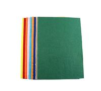Dioche 10pcs Couleurs Assorties Couleurs Non Tissées Feuilles de Feutre d'artisanat 20x30 Cm pour la Couture des Projets de Bricolage, Aléatoires Mélangées en Feutre carré pour l'artisanat Créatif