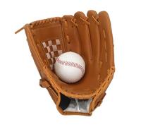 Dioche 11 5 12" de Baseball en Cuir PU, de Conception Ergonomique, de de Baseball Professionnel adapté aux Adolescents et aux Adultes, Adaptable à Diverses Conditions météorologiques. (Brown)