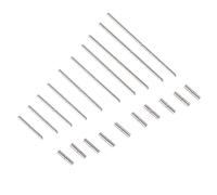 Dioche 19 Mm Types Tubes et Broches de Bracelet de Montre - Ensemble d'outils de Réparation de Bracelet en Métal de qualité Supérieure avec Boîte de Rangement Facile - Connecteur Durable et