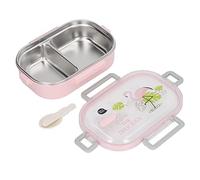 Dioche 2 CompartimentsCette Boîte à Lunch/en Acier Inoxydable 304 Présente un Design compartimenté, Ce Qui la Rend Adaptée aux étudiants et aux enfants. C'est un Aliment isolé et étanche (#1)