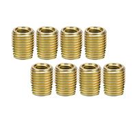 Dioche 20p20Pcs Accessoires d'insertion de Filetage Autotaraudeur en Acier au Carbone | Durables M10x1,5 et M14x1,5 | Insert de Réparation de Filetage Robuste pour l'automobile, la Construction