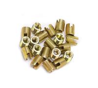 Dioche 20p20Pcs Accessoires d'insertion de Filetage Autotaraudeur en Acier au Carbone | Durables M10x1,5 et M14x1,5 | Insert de Réparation de Filetage Robuste pour l'automobile, la Construction