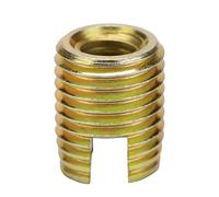 Dioche 20p20Pcs Accessoires d'insertion de Filetage Autotaraudeur en Acier au Carbone | Durables M10x1,5 et M14x1,5 | Insert de Réparation de Filetage Robuste pour l'automobile, la Construction