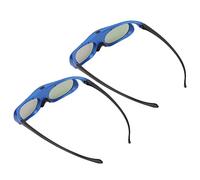 Dioche 2pcs 3D Gl144Hz DLP Link 3D Lunettes à Obturateur Actif Lunettes Rechargeables pour Les Projecteurs DLP Link - Légères et Confortables, Expérience de Visualisation Haute Définition