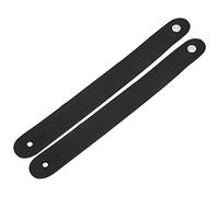 Dioche 2pcs PU Le2Pcs Attache de Poupée en Cuir PU pour ukulélé électrique Acoustique Fixation de Cordes Sécurisée et Fiable, compatibilité Polyvalente